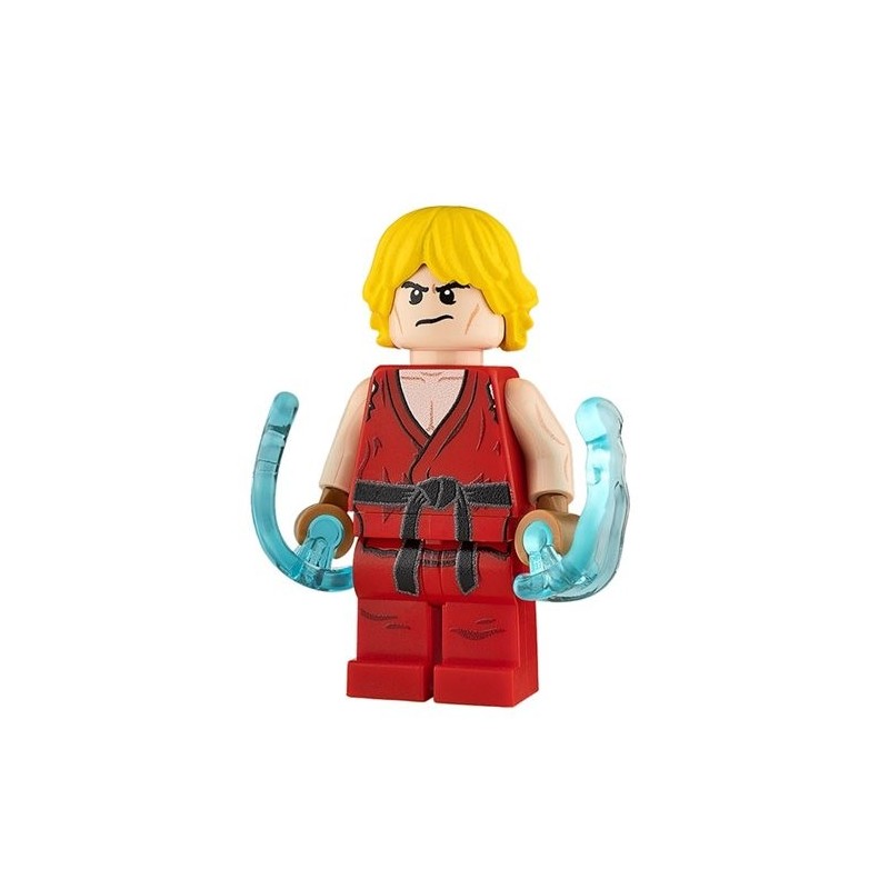 STREET FIGHTER KEN MINIFIGURES LEGO COMPATIBILI NUOVO!