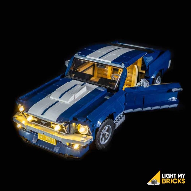 LEGO Ford Mustang GT Toy for Kids,Multi Color, 185 Pcs 