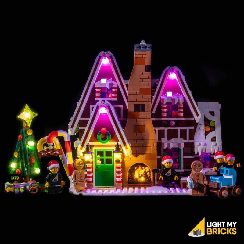 Lego gingerbread house light set hot sale