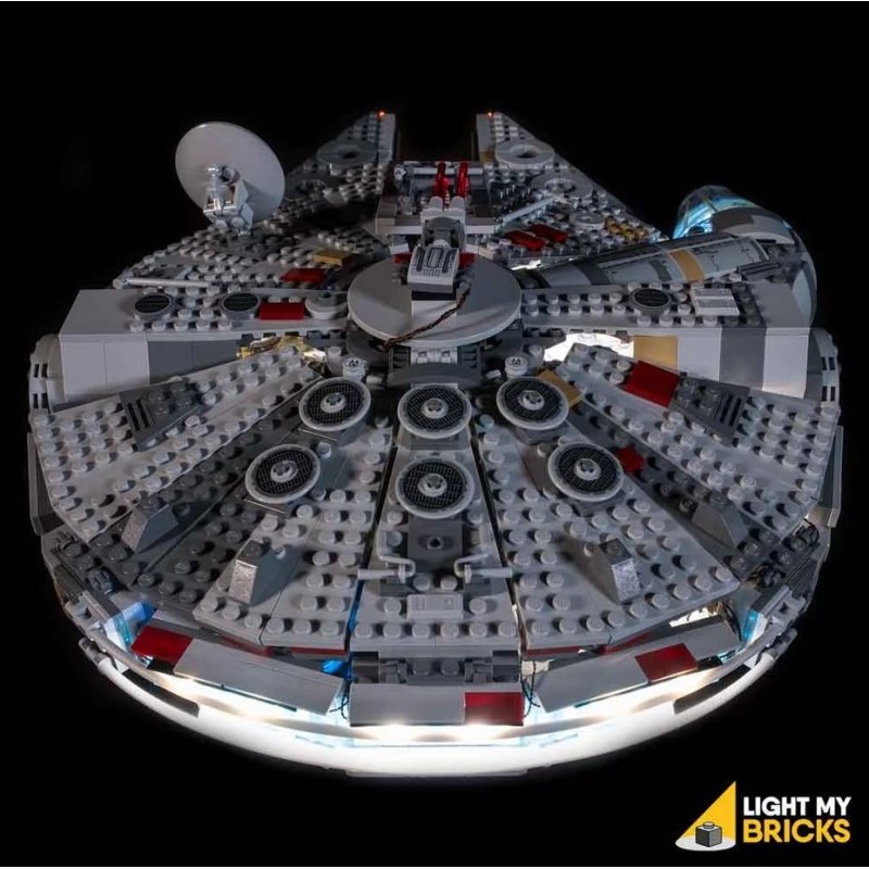  GEAMENT LED Light Kit for Version 2019 The Rise of Skywalker  Millennium Falcon Compatible with Lego 75257 Starship Model (Model Set Not  Included) : CDs & Vinyl