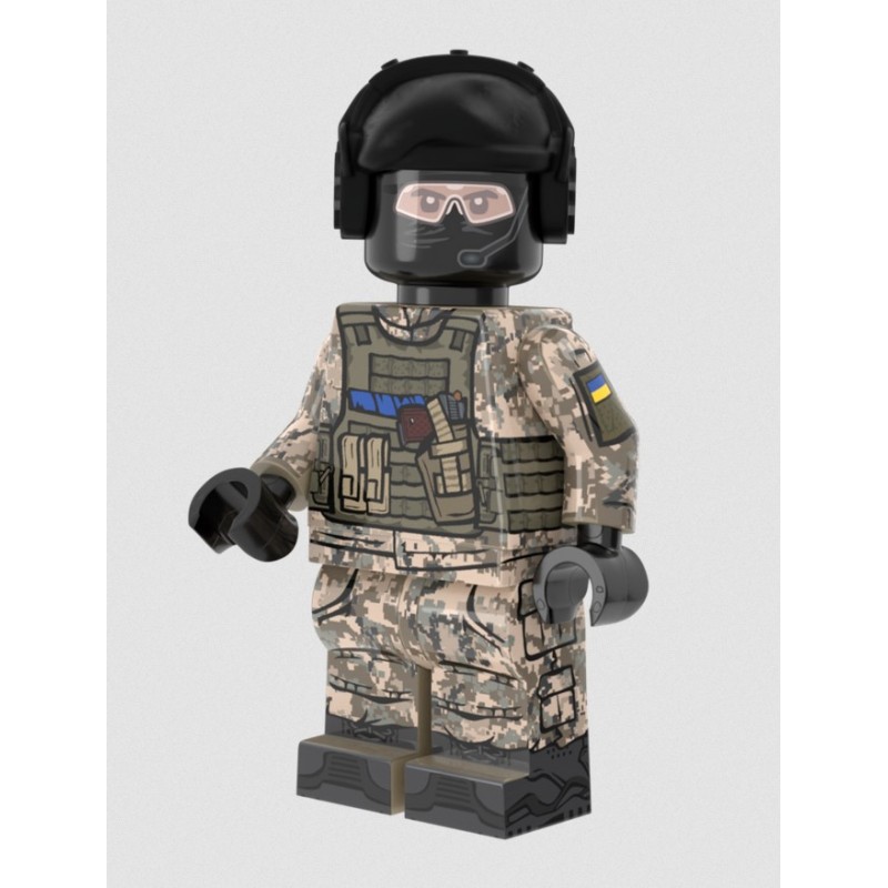 Custom LEGO Modern Military Armor - HELMET, BODY ARMOR, COMMS - NEW