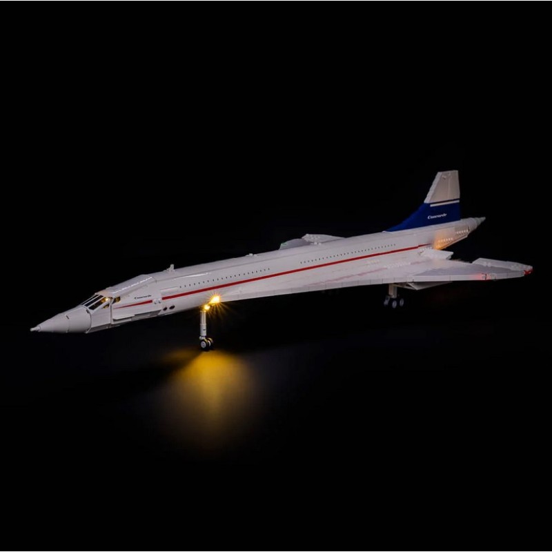 LED Light Kit for Concorde - Compatible with LEGO® 10318 (Classic Version)