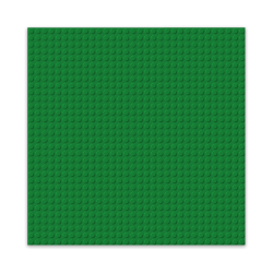 Brixies Bauplatte | Grundplatte 32x32 Noppen – Passend für Lego Classic Bausteine ​​– Grün