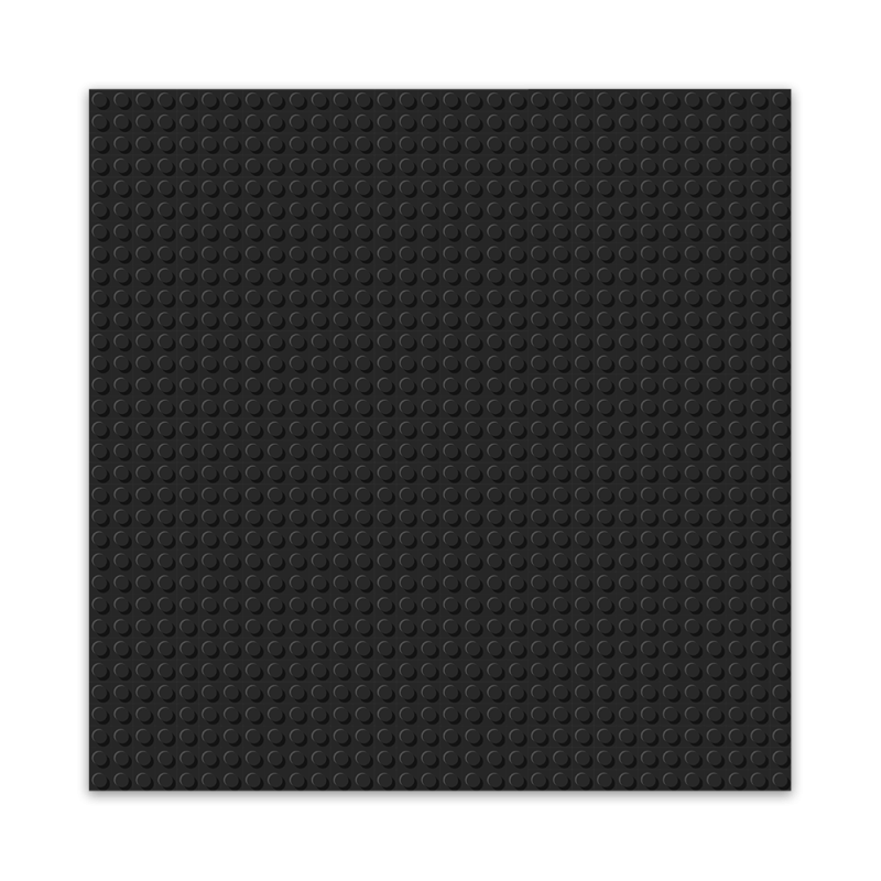 Brixies Building Plate Base plate 32x32 studs Suitable for Lego Classic Building Blocks Black