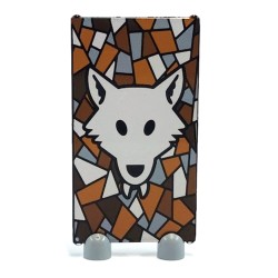 Glasmalerei - Wolf Pack
