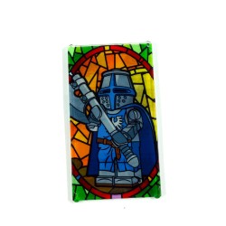 Stained Glass - Black Falcon 3