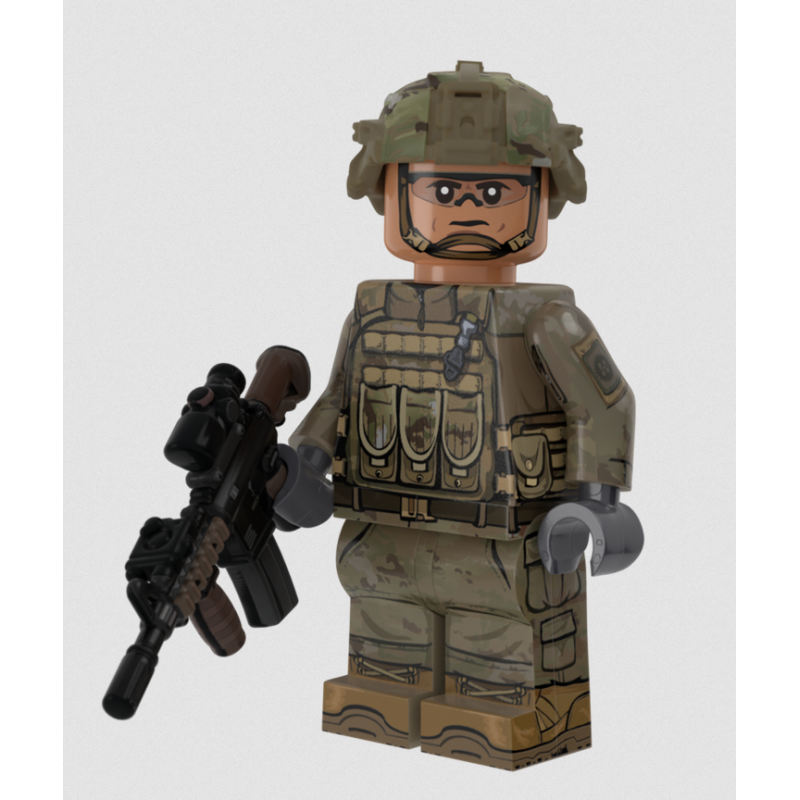 Modern US Army Rifleman Color Light Flesh