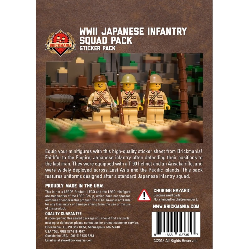 WW2 - Japanese Infantry- Sticker Pack