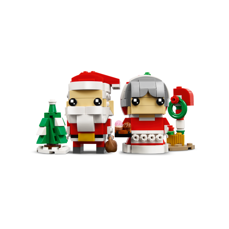 Mr and mrs deals claus lego brickheadz