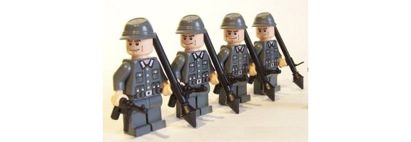 Lego ww2 brickmania brickizimo militaire sid car allemand